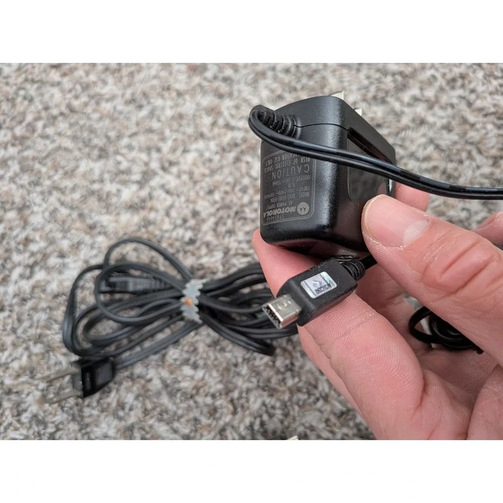 Charging / AC Cable Lot - 9‎ Cables, Phillips, Samsung, Motorola Etc